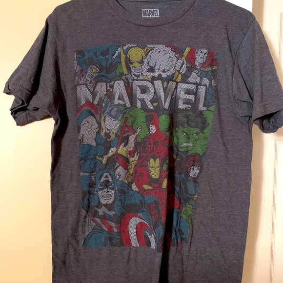 Gray Marvel T-shirt - Picture 1 of 4